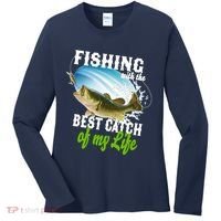 Fishing Husband Wife Marriage Women's Long Sleeve Shirt thumb 0