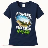 Fishing Husband Wife Marriage Women's T-Shirt thumb 0