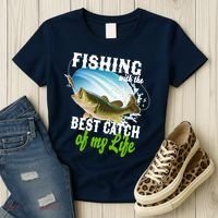Fishing Husband Wife Marriage Women's T-Shirt thumb 3