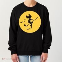 Funny Halloween Witch Golf Stick Golfer Golfing Premium Women's Sweatshirt thumb 0