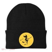 Funny Halloween Witch Golf Stick Golfer Golfing Premium Beanie thumb 0