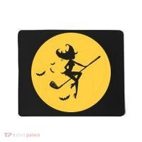 Funny Halloween Witch Golf Stick Golfer Golfing Premium Mousepad thumb 0