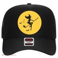 Funny Halloween Witch Golf Stick Golfer Golfing Premium Hat thumb 0