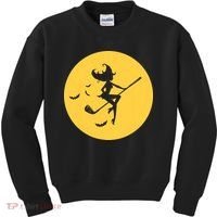 Funny Halloween Witch Golf Stick Golfer Golfing Premium Kids Sweatshirt thumb 0