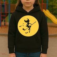 Funny Halloween Witch Golf Stick Golfer Golfing Premium Kids Hoodie thumb 3