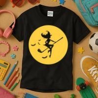 Funny Halloween Witch Golf Stick Golfer Golfing Premium Kids T-Shirt thumb 3