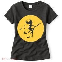 Funny Halloween Witch Golf Stick Golfer Golfing Premium Women's T-Shirt thumb 0