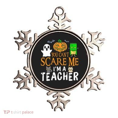 Funny Halloween You Can't Scare Me I'm A Teacher Ornament