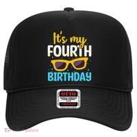 Funny Im 4 Years Old Birthday Its My 4th Birthday Hat thumb 0