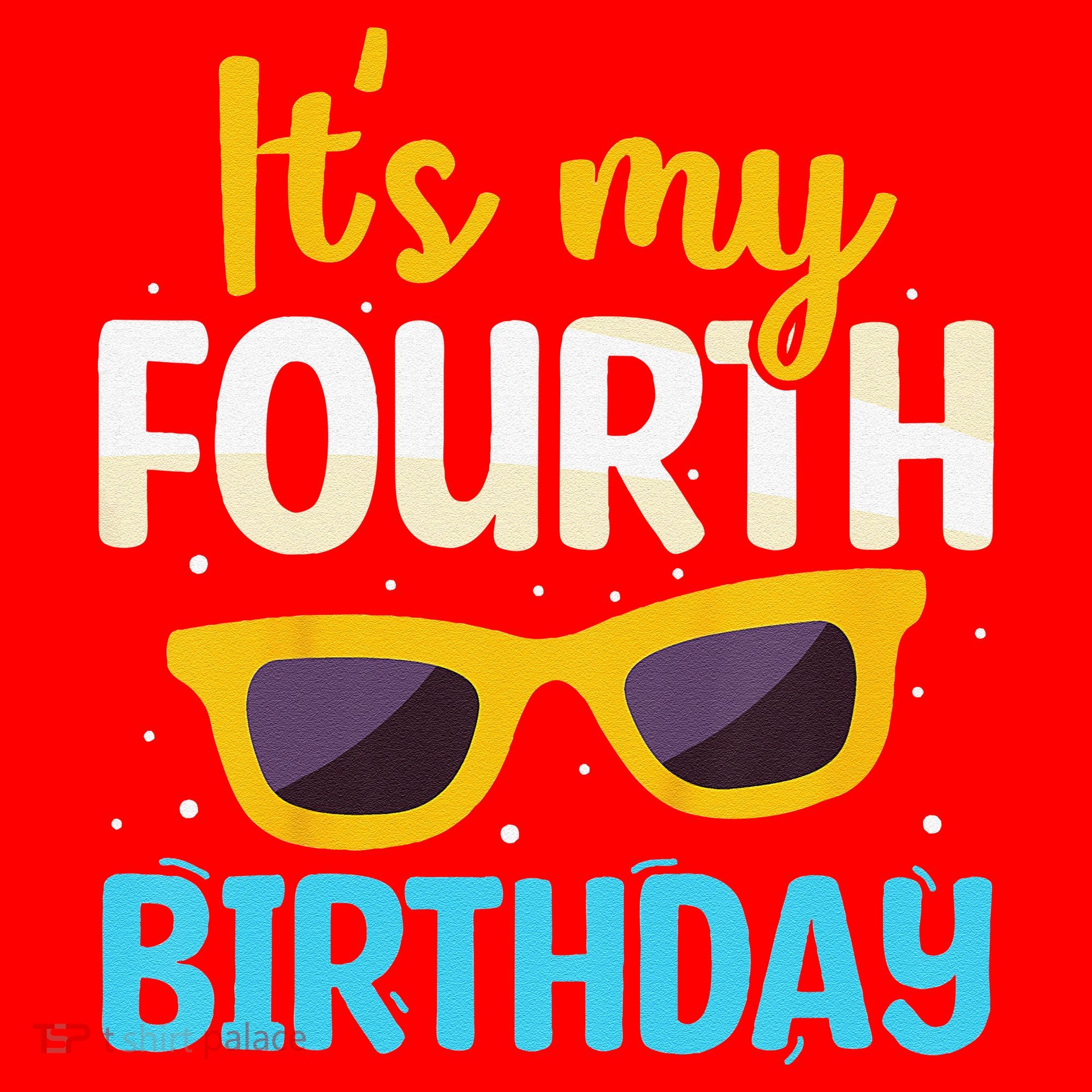 Funny Im 4 Years Old Birthday Its My 4th Birthday Santa Hat