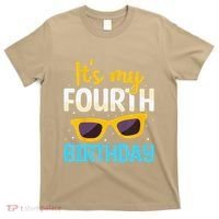 Funny Im 4 Years Old Birthday Its My 4th Birthday T-Shirt thumb 0