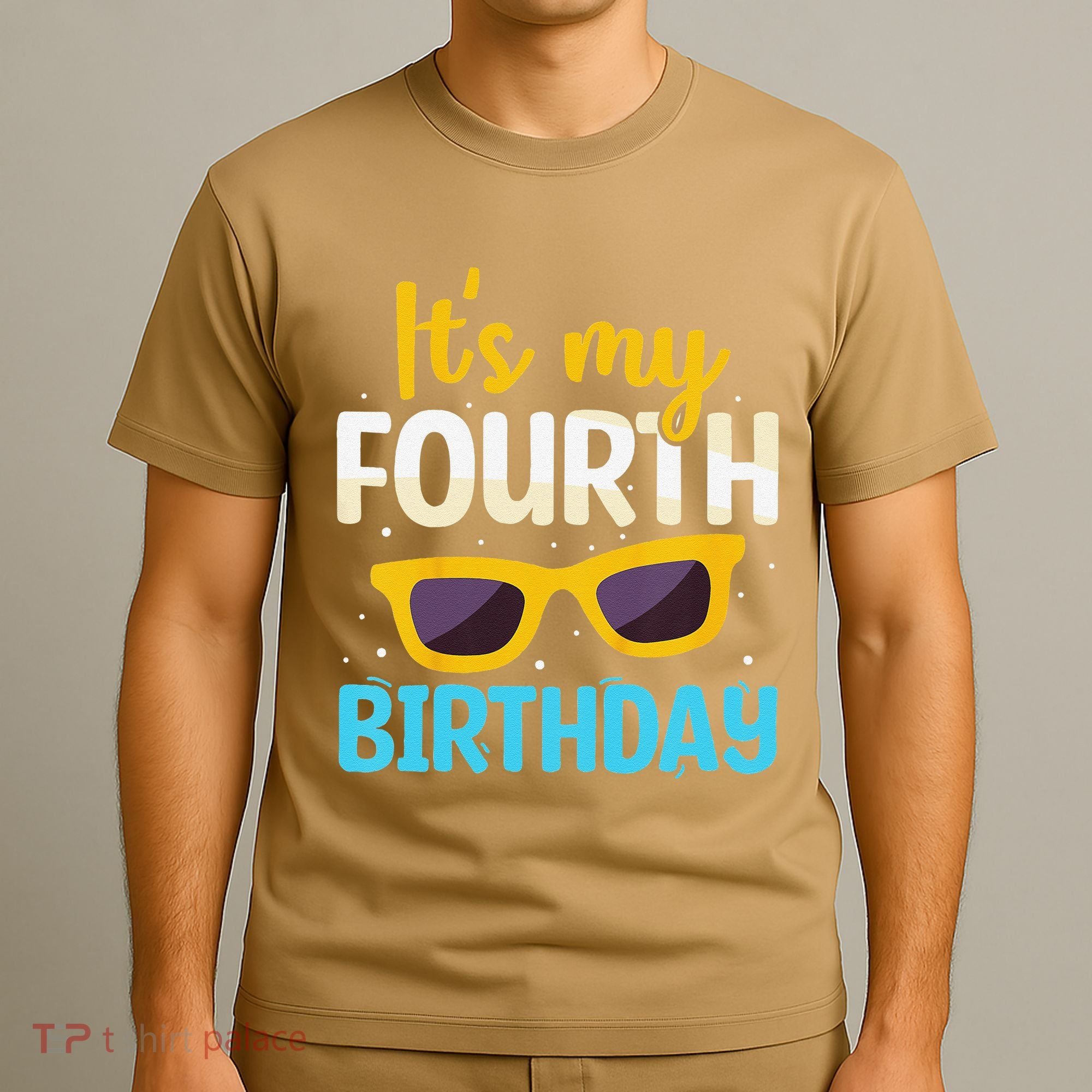 Funny Im 4 Years Old Birthday Its My 4th Birthday T-Shirt