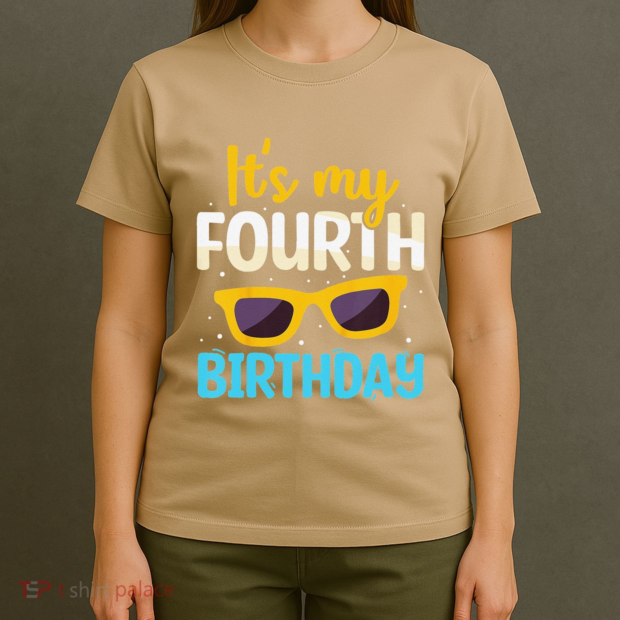 Funny Im 4 Years Old Birthday Its My 4th Birthday T-Shirt