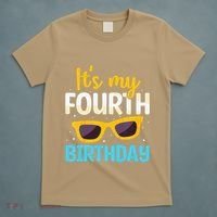 Funny Im 4 Years Old Birthday Its My 4th Birthday T-Shirt thumb 5