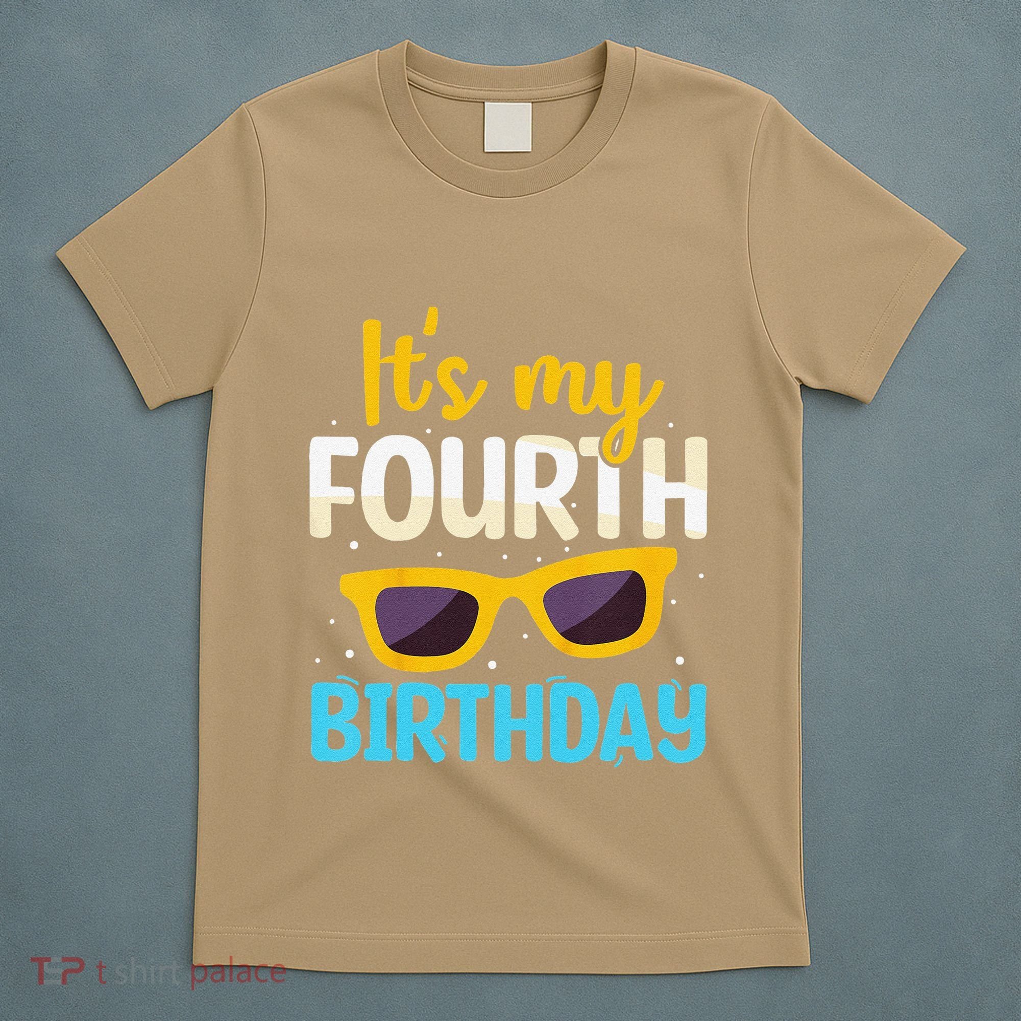 Funny Im 4 Years Old Birthday Its My 4th Birthday T-Shirt