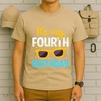 Funny Im 4 Years Old Birthday Its My 4th Birthday T-Shirt thumb 6