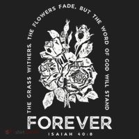 Forever Isaiah 40:8 Women's Sweatshirt thumb 2