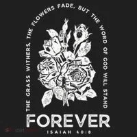 Forever Isaiah 40:8 Women's Sweatshirt thumb 2