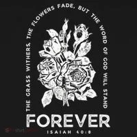 Forever Isaiah 40:8 Women's Hoodie thumb 2