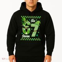 Funny Irish 67 Six Seven 6-7 Meme Happy St Patrick's Day Hoodie thumb 2