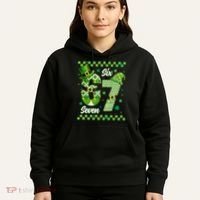 Funny Irish 67 Six Seven 6-7 Meme Happy St Patrick's Day Hoodie thumb 5