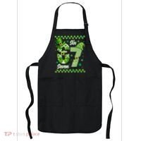 Funny Irish 67 Six Seven 6-7 Meme Happy St Patrick's Day Apron thumb 0