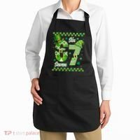 Funny Irish 67 Six Seven 6-7 Meme Happy St Patrick's Day Apron thumb 2