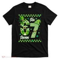 Funny Irish 67 Six Seven 6-7 Meme Happy St Patrick's Day T-Shirt thumb 0