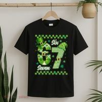 Funny Irish 67 Six Seven 6-7 Meme Happy St Patrick's Day T-Shirt thumb 2