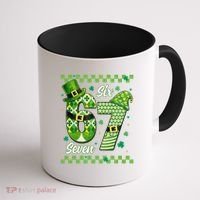 Funny Irish 67 Six Seven 6-7 Meme Happy St Patrick's Day Coffee Mug thumb 1