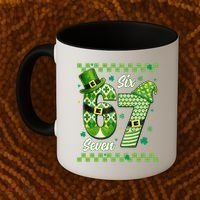 Funny Irish 67 Six Seven 6-7 Meme Happy St Patrick's Day Coffee Mug thumb 2
