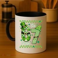 Funny Irish 67 Six Seven 6-7 Meme Happy St Patrick's Day Coffee Mug thumb 4
