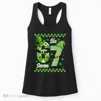 Funny Irish 67 Six Seven 6-7 Meme Happy St Patrick's Day Women's Tank Top thumb 0