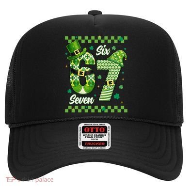 Funny Irish 67 Six Seven 6-7 Meme Happy St Patrick's Day Hat