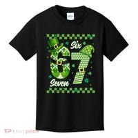 Funny Irish 67 Six Seven 6-7 Meme Happy St Patrick's Day Kids T-Shirt thumb 0