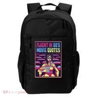 Fluent In 80s Movie Quotes Retro Backpack thumb 0