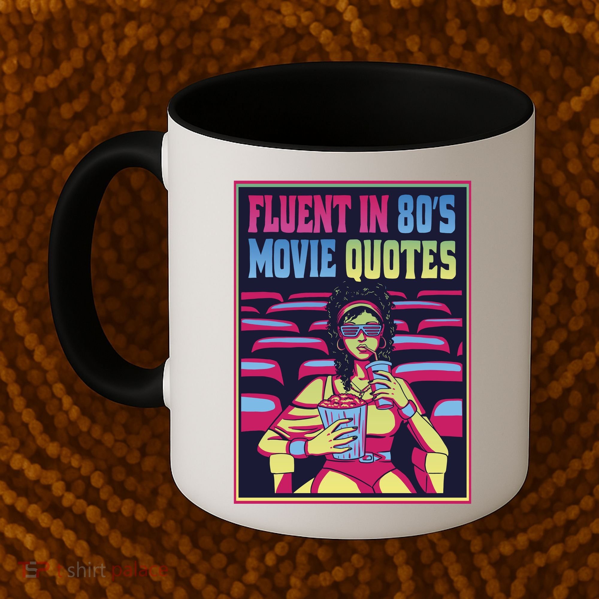 Fluent In 80s Movie Quotes Retro Coffee Mug