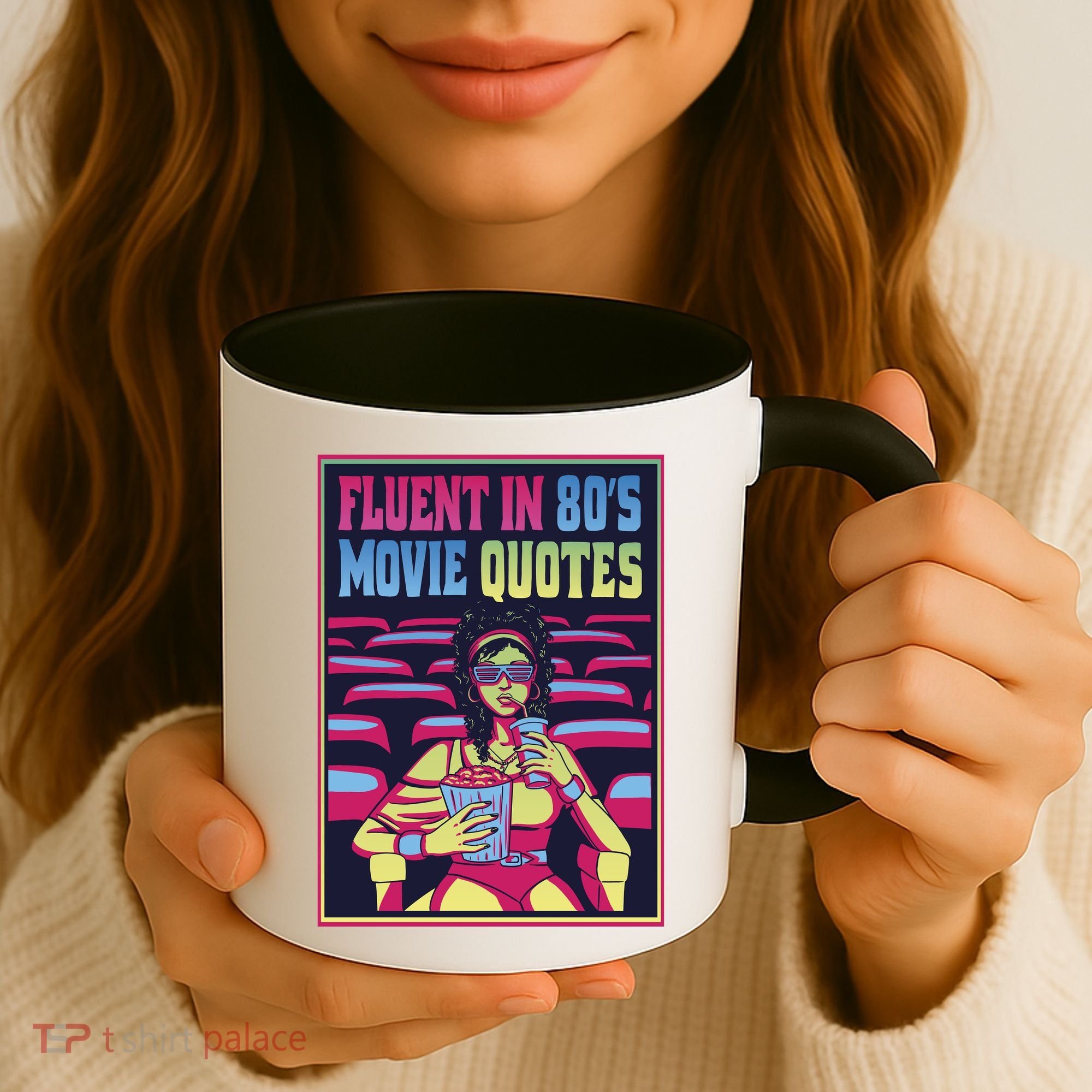 Fluent In 80s Movie Quotes Retro Coffee Mug