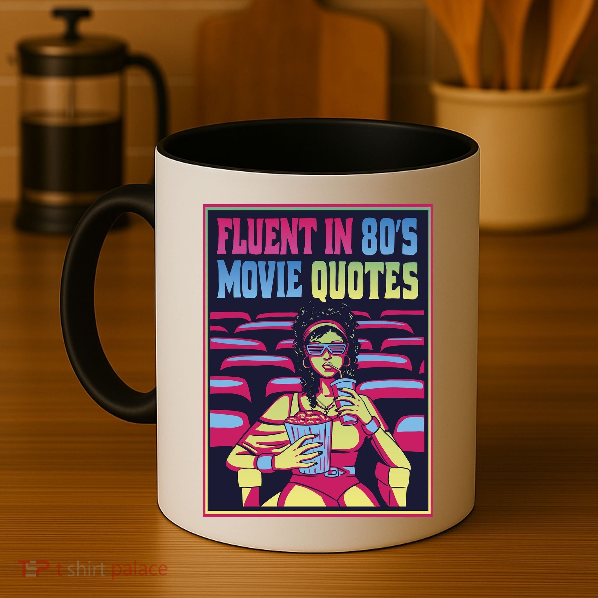 Fluent In 80s Movie Quotes Retro Coffee Mug