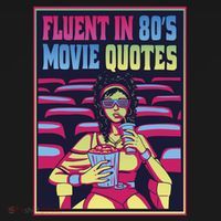 Fluent In 80s Movie Quotes Retro Women's Tank Top thumb 5