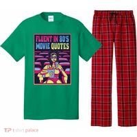 Fluent In 80s Movie Quotes Retro Pajama Set thumb 0