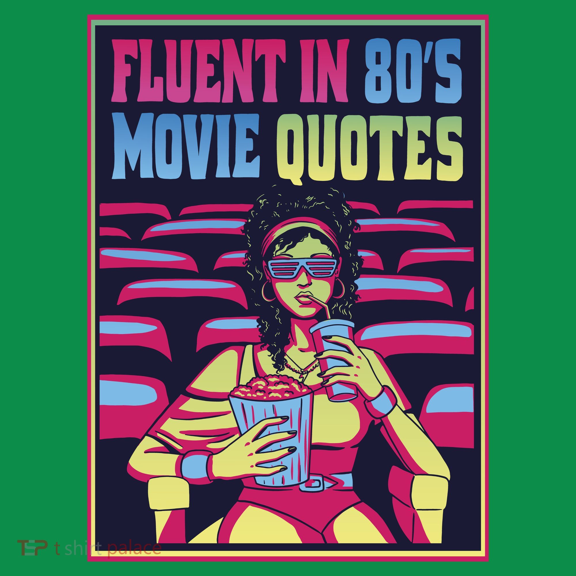 Fluent In 80s Movie Quotes Retro Mousepad