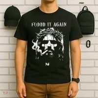 Flood It Again Funny Saying Boss Jesus Meme Lover T-Shirt thumb 6