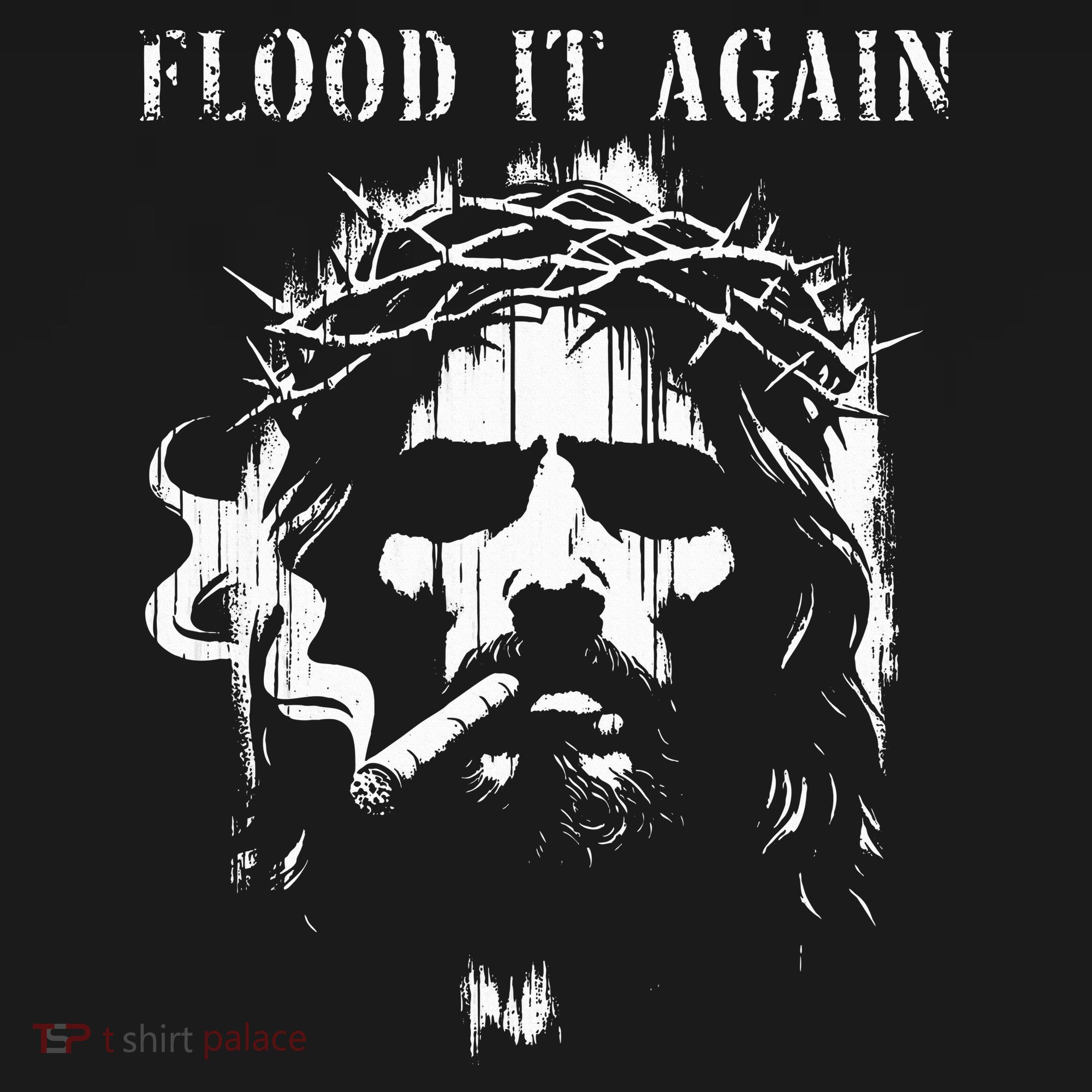 Flood It Again Funny Saying Boss Jesus Meme Lover Baby Bodysuit