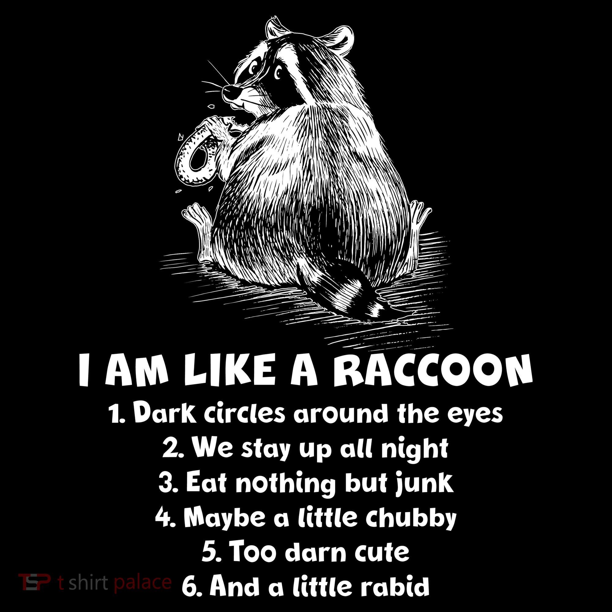 Funny I Am Like A Raccoon Women's Hoodie