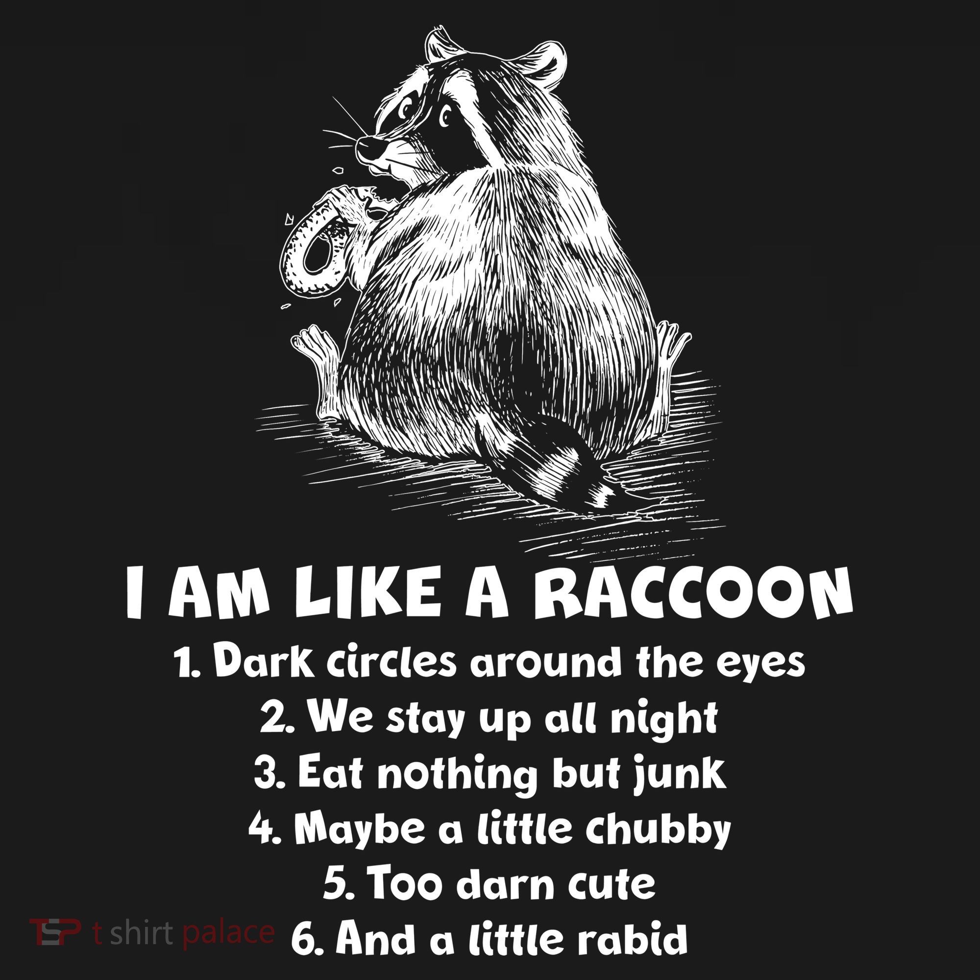 Funny I Am Like A Raccoon Women's Tank Top