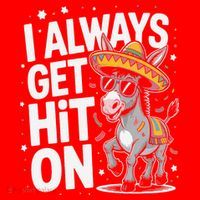 Funny I Always Get Hit On Pinata Cinco De Mayo Women Santa Hat thumb 1