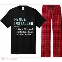 Fence Installer Application Day Funny Saying Fence Installer Pajama Set thumb 0