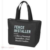 Fence Installer Application Day Funny Saying Fence Installer Tote Bag thumb 3