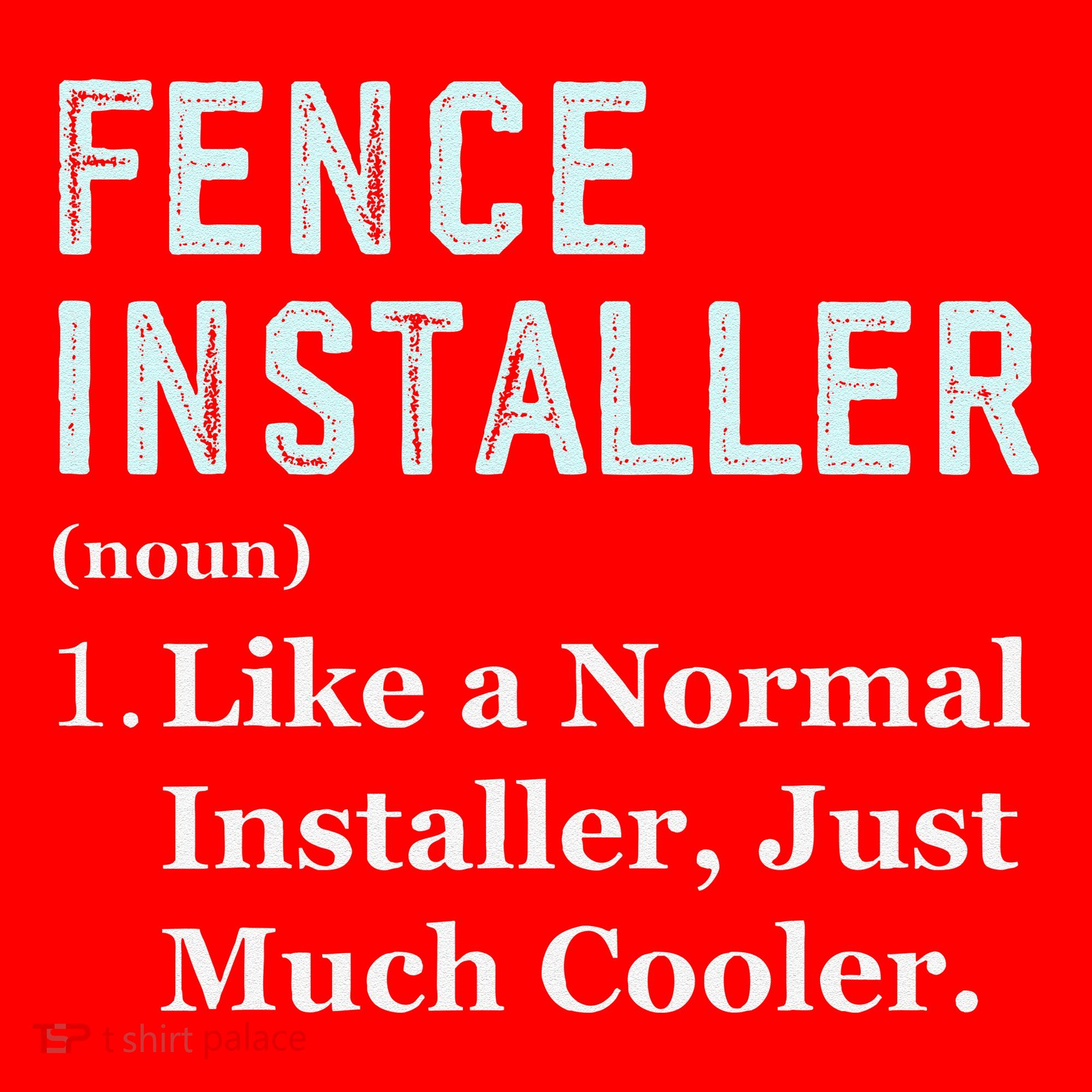 Fence Installer Application Day Funny Saying Fence Installer Santa Hat
